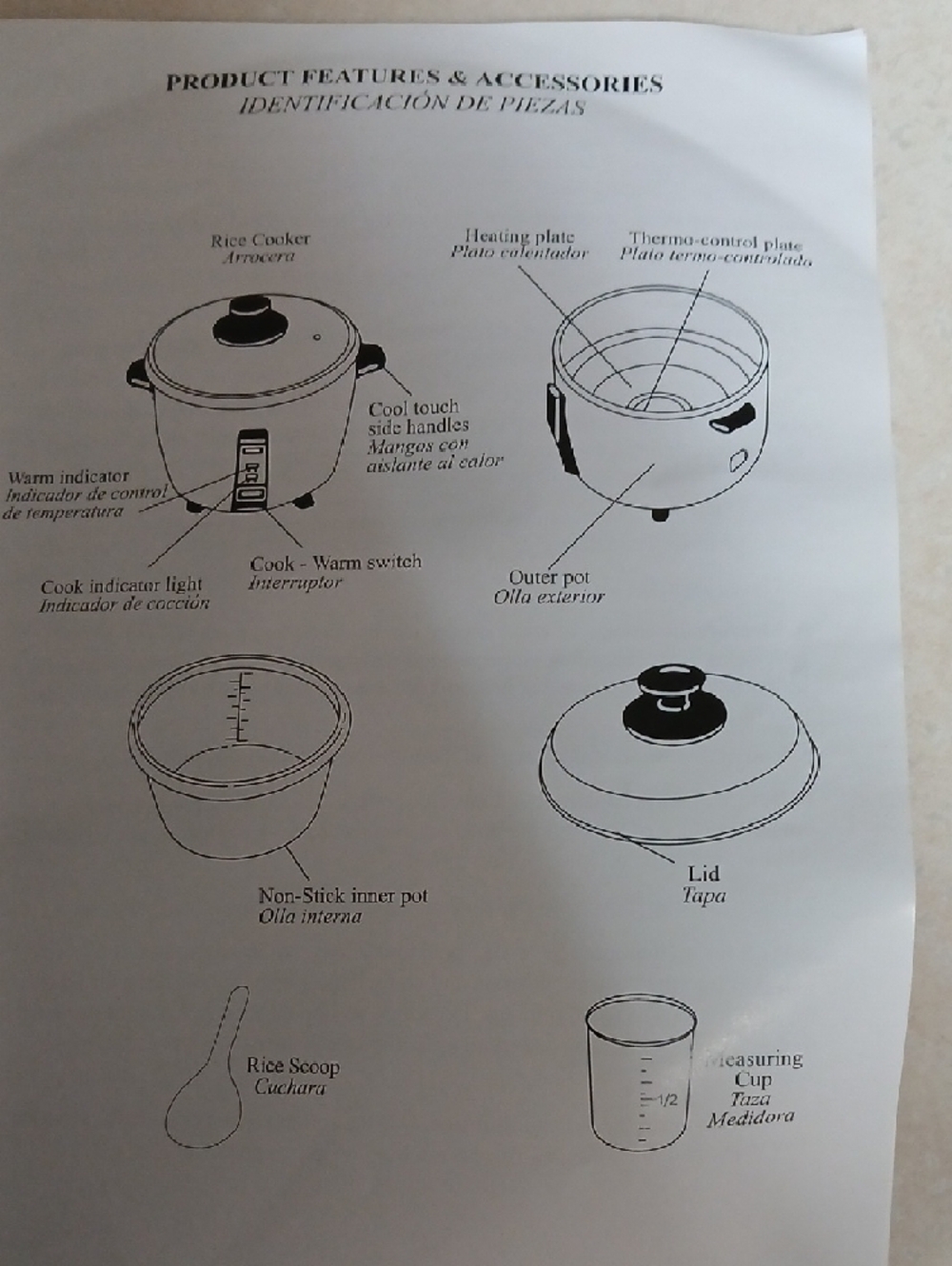 IMUSA Non-Stick Rice Cooker - Picture 10 of 15